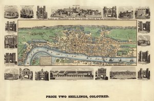 London and Westminster in the reign of Queen Elizabeth I by English School