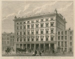 London street improvements: Lewis and Allenbys silk warehouse in Conduit Street by English School
