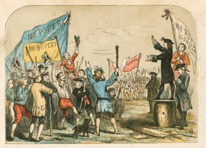 Lord George Gordon addressing the mob in St George