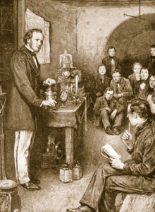 Lord Kelvin began his scientific researches in Glasgow in a wine-cellar which he converted into a laboratory by English School