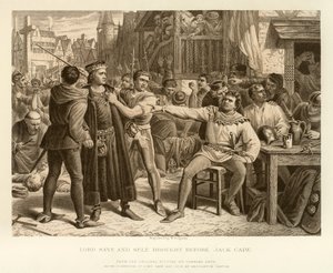Lord Saye and Sele Brought Before Jack Cade by English School