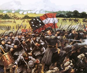 Loreta Janeta Velasquez Who Fought with the Confederate Army, Disguised as a Man by English School