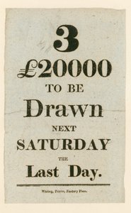 Lottery Advertisement by English School