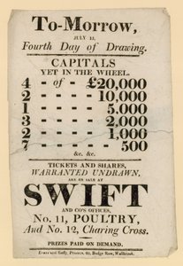 Lottery Advertisements by English School