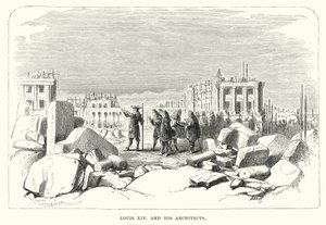 Louis XIV and His Architects by English School
