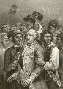 Louis XVI Threatened by the Mob on Their Visit to the Tuileries by English School