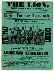 Louisiana Serenaders at the Lion, Hackney by English School