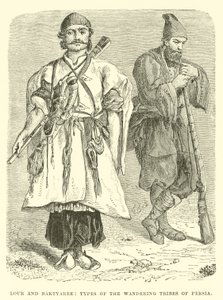Lour and Baktyaree, Types of the Wandering Tribes of Persia by English School