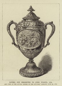 Loving Cup presented to John Wilkes by English School