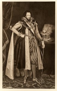 Ludovic Stuart, Second Duke of Lennox, from James I and VI, printed by Manzi Joyant & Co. Paris, 1904 by English School