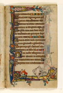 The Giant Skate, Marginal Decoration from the Macclesfield Psalter, Use of Sarum, East Anglia (c.1330) by English School