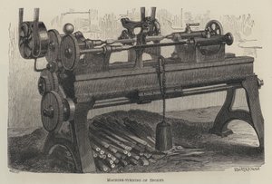 Machine-Turning of Spokes by English School