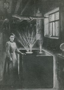 Madame Curie, the Modern Alchemist by English School