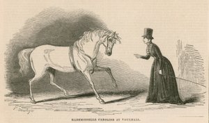 Mademoiselle Caroline at Vauxhall Gardens, London by English School