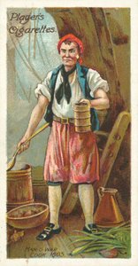 Man-of-War Cook by English School