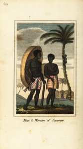 Man and Woman of Cacongo, on the Coast of Loango