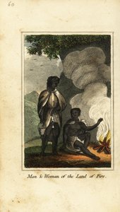 Man and Woman of the Land of Fire or Tierra del Fuego