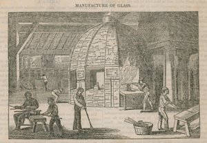 Manufacture of Glass by English School
