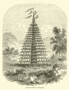 Maori Festal Pyramid by English School
