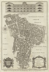 Map of Cripplegate Ward, London