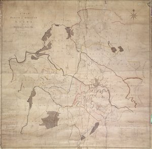 Map of the Parish or Borough of Leeds