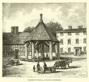 Market-Cross, Abbots Bromley by English School