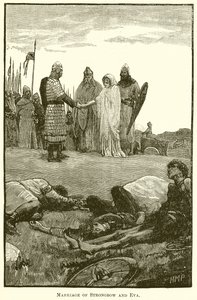 Marriage of Strongbow and Eva by English School