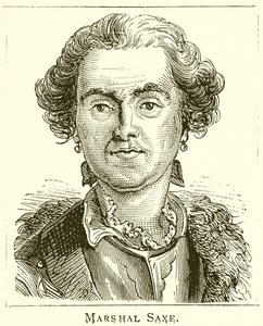 Marshal Saxe by English School