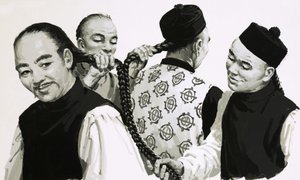 Measuring the Braids of a Chinaman