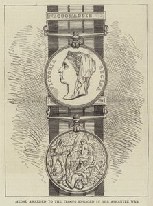 Medal Awarded to the Troops Engaged in the Ashantee War by English School