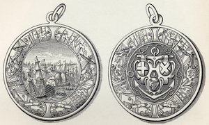 Medal commemorating Admiral Robert Blake