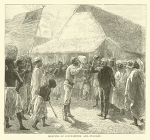 Meeting of Livingstone and Stanley by English School