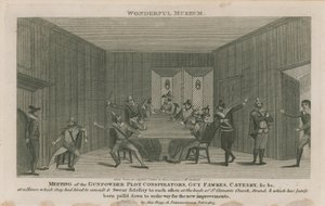 Meeting of the Gunpowder Plot Conspirators by English School