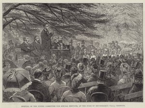 Meeting of the United Committee for Special Services, at the Duke of Devonshire