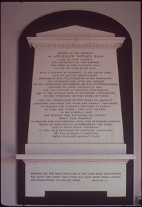 Memorial to Annesley Voysey by English School