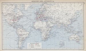 Mercury, Zinc, Antimony by English School