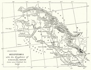 Mesopotamia with the Kingdoms of Nineveh and Babylon by English School