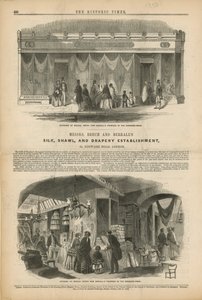 Messrs Breech and Berralls Silk, Shawl, and Drapery Establishment by English School