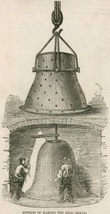 Method of Making the Bell Mould for the Bells for the New Palace of Westminster by English School