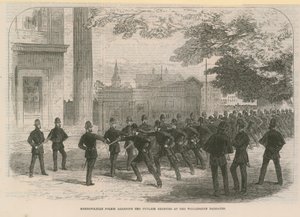 Metropolitan Police Learning the Cutlass Exercise by English School