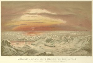 Midsummer Night in the Arctic Ocean, North of Behring Strait by English School