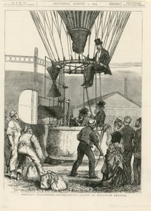 Military Ballooning by English School