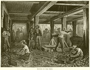 Mining in the West by English School