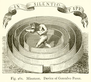 Minotaur. Device of Gonzalvo Perez by English School