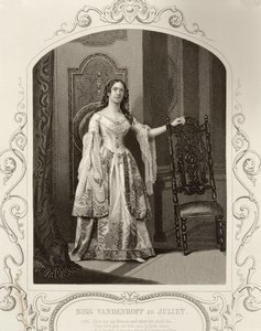 Miss Vandenhoff as Juliet, Act III Scene 1 by English School