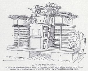 Modern cider press by English School