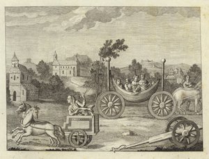 Modes of Travel by the Anglo-Saxons and Danes by English School