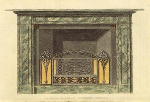 Mona Marble Chimney Piece, from Ackermann