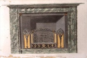Mona Marble Chimney-Piece, Plate 90 from Ackermann
