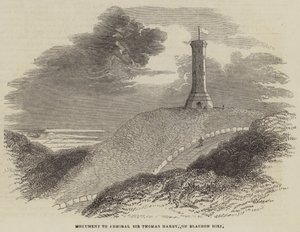 Monument to Admiral Sir Thomas Hardy, on Blagdon Hill by English School